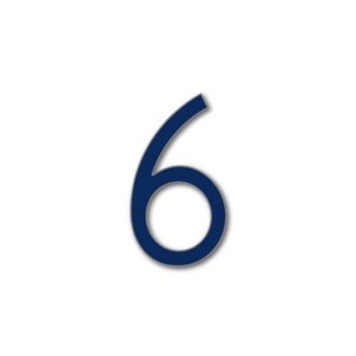 House Number Avenida 6 - navy - 15cm / 5.9'' / 150mm