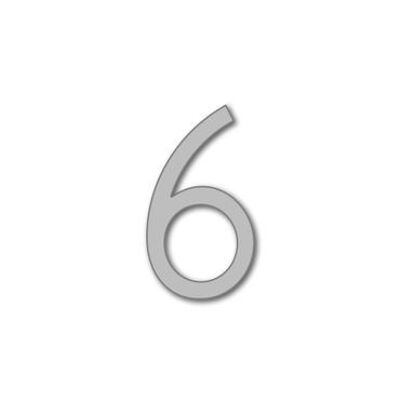 House Number Avenida 6 - grey - 15cm / 5.9'' / 150mm