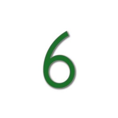 House Number Avenida 6 - dark green - 20cm / 7.9'' / 200mm