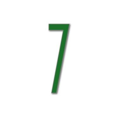 House Number Avenida 7 - dark green - 20cm / 7.9'' / 200mm