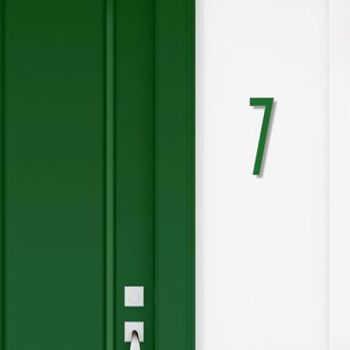 Numéro de maison Avenida 7 - vert foncé - 20cm / 7.9'' / 200mm 3