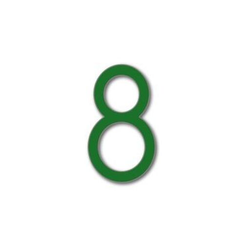 House Number Avenida 8 - dark green - 20cm / 7.9'' / 200mm