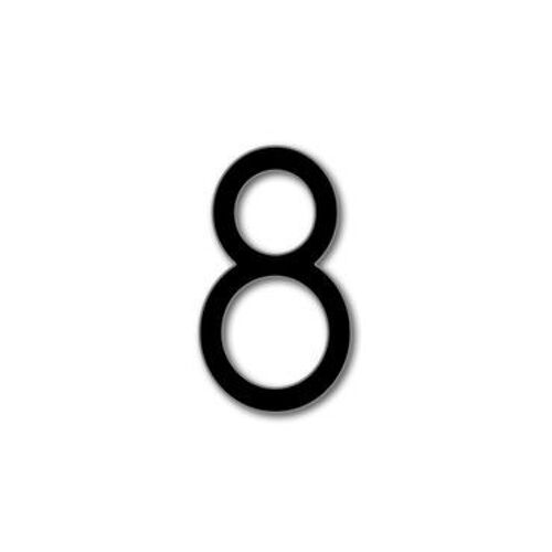 House Number Avenida 8 - black - 20cm / 7.9'' / 200mm