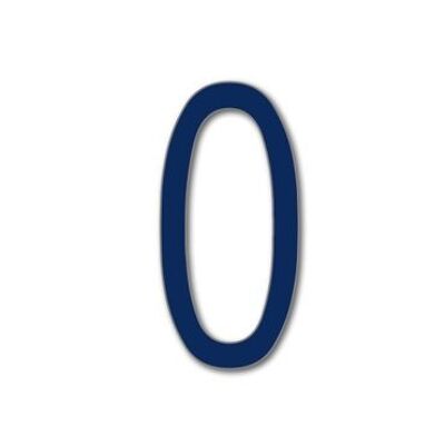 House Number Arial 0 - navy - 20cm / 7.9'' / 200mm