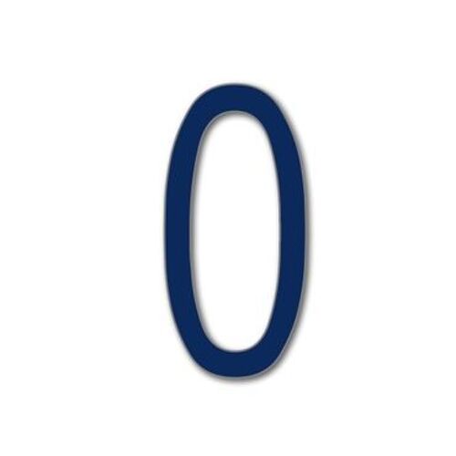 House Number Arial 0 - navy - 15cm / 5.9'' / 150mm
