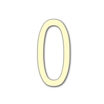 Numéro de maison Arial 0 - ivoire - 15cm / 5.9'' / 150mm 1