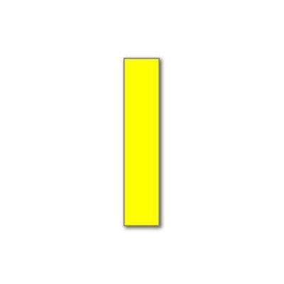 Numero civico Bauhaus 1 - giallo - 20 cm / 7,9'' / 200 mm