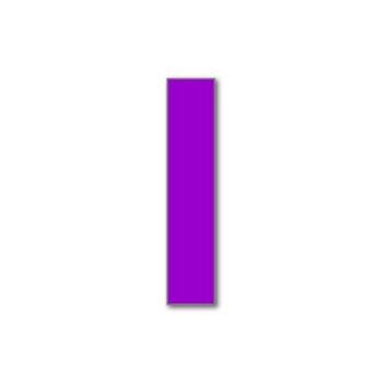 Numéro de maison Bauhaus 1 - violet - 20cm / 7.9'' / 200mm 1