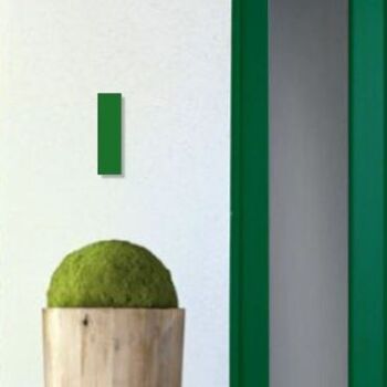 Numéro de maison Bauhaus 1 - vert foncé - 25cm / 9.8'' / 250mm 3