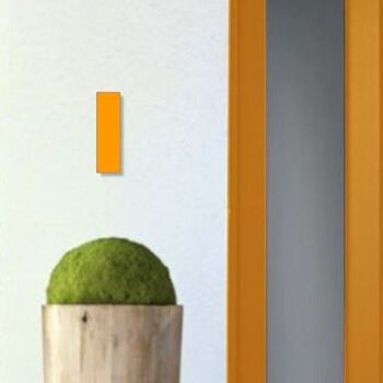 Numéro de maison Bauhaus 1 - orange - 25cm / 9.8'' / 250mm 3