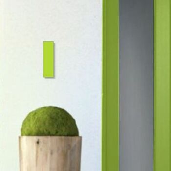 Numéro de maison Bauhaus 1 - vert lime - 25cm / 9.8'' / 250mm 3
