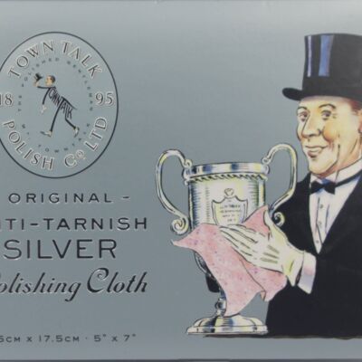 Town Talk Silver Polishing Cloth / SKU123