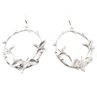 Earrings Silver Plate / SKU155