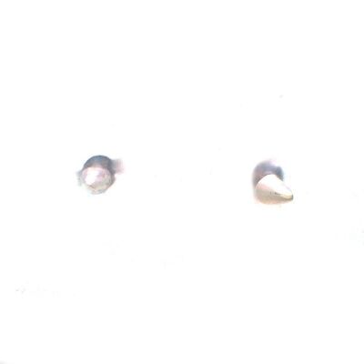 Earrings Plain Silver / SKU178