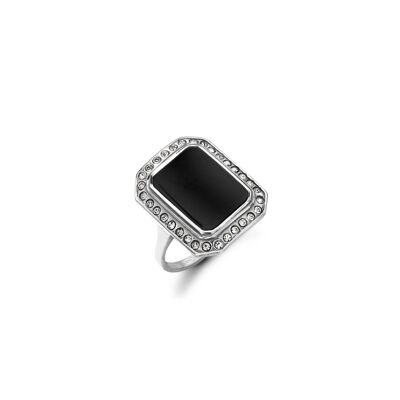 Timeless Classics Art Deco Sterling Silver Square Ring / SKU198