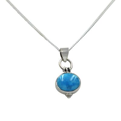Oval Shaped Simple but Elegant Pendant With a Cabochon Stone / SKU247