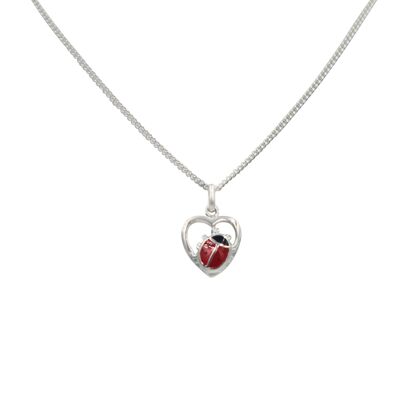 Beautiful Sterling Silver Ladybird Pendant / SKU270