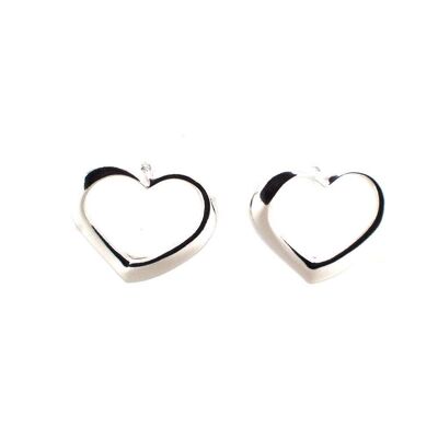 Earrings Plain Silver Stud / SKU278