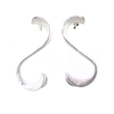 Earrings Plain Silver / SKU284
