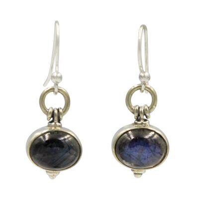 Oval Shaped Simple but Elegant Earring With a Cabochon Stone / SKU329