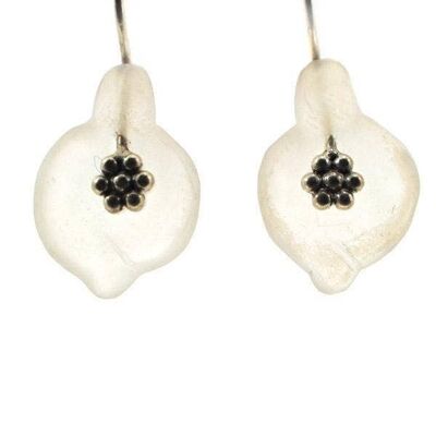 Tulip Shaped Carved Earrings / SKU330