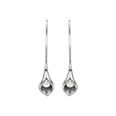 Timeless Classics Art Nouveau Sterling Silver Pod Earring / SKU332