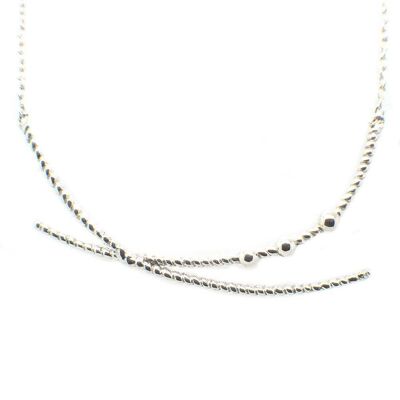 Necklace Plain Silver / SKU483