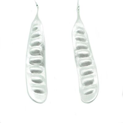 Earrings Plain Silver / SKU485