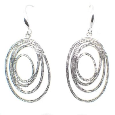 Earrings Silver Plate / SKU488