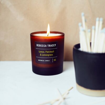 Lemon, Patchouli & Lemongrass Candle