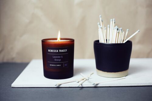 Lavender & Orange Candle