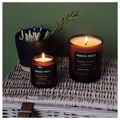 Rosewood, Rosemary & Geranium Candle