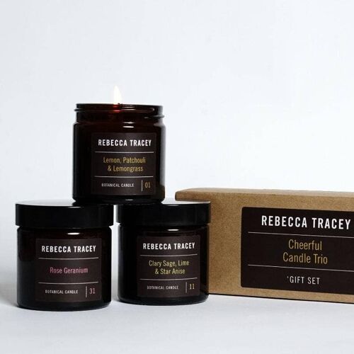 Cheerful Candle Trio Gift Set
