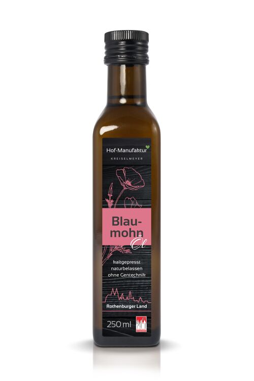 kaltgepresstes Blaumohnöl 250 ml