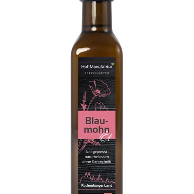 cold-pressed blue poppy seed oil 250 ml