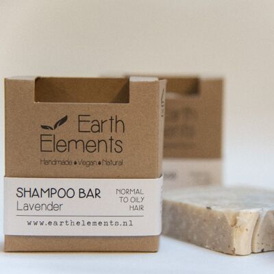 Shampoo Bar - Lavender with Pink Clay - normal to oily hair