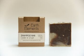 Shampoing Solide - Cedar&Ginger with Raw Cacao - cheveux normaux à gras 4