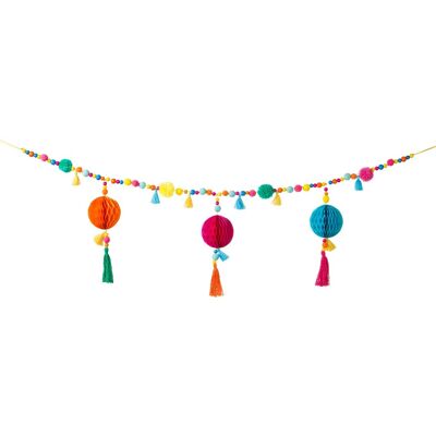 Boho Pom Pom Garland