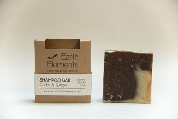 Shampoing Solide - Cedar&Ginger with Raw Cacao - cheveux normaux à secs 5