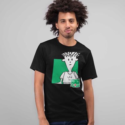 T-shirt nera da uomo Collezione #34 - Fido