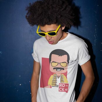 T-shirt Homme Blanc Collection #04 - Freddie