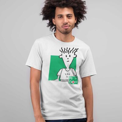 Weißes Herren-T-Shirt Kollektion #34 - Fido