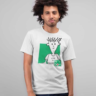 Camiseta Blanca Hombre Colección #34 - Fido