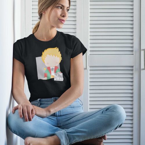 T-shirt Femme Noir Collection #05 - Petit Prince