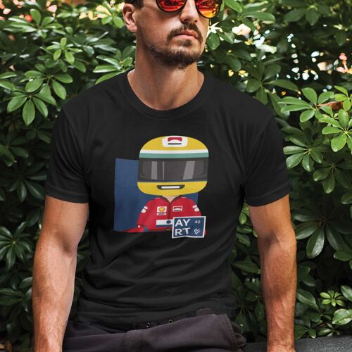 T-shirt Homme Noir Collection #42 - Ayrton