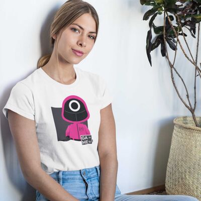 Women's White T-shirt Collection #29 - Game
