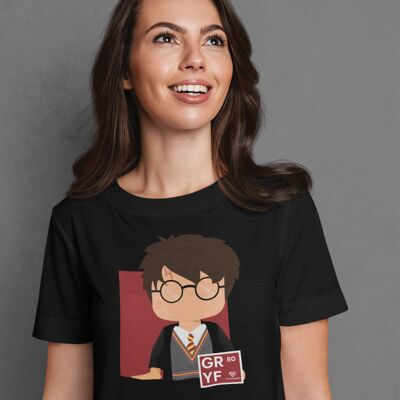 T-shirt nera da donna Collezione #80 - Harry