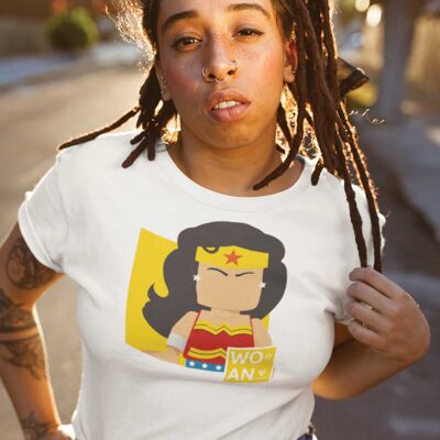 Women's White T-shirt Collection #17 - Wonder