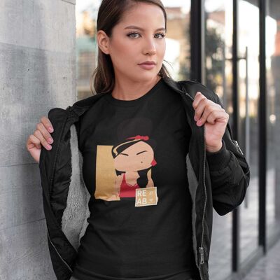 Camiseta negra de mujer Colección #27 - Amy