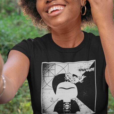 T-shirt Donna Nera Collezione BW #16 - Frida